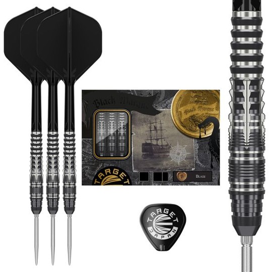 Target Japan Black Marque Blaze - 90% Swiss Point - Steeldart