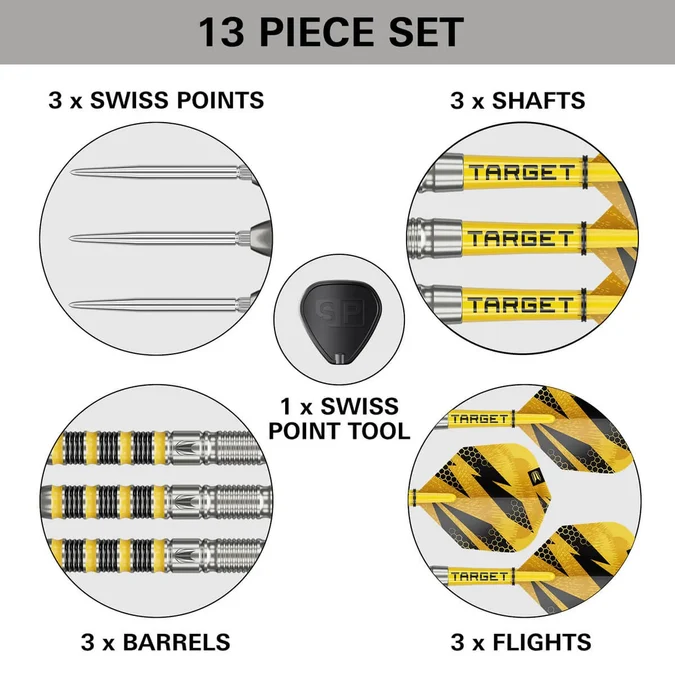 Target BUZZ 01 - 90% Tungsten - Swisspoint - Steeldart