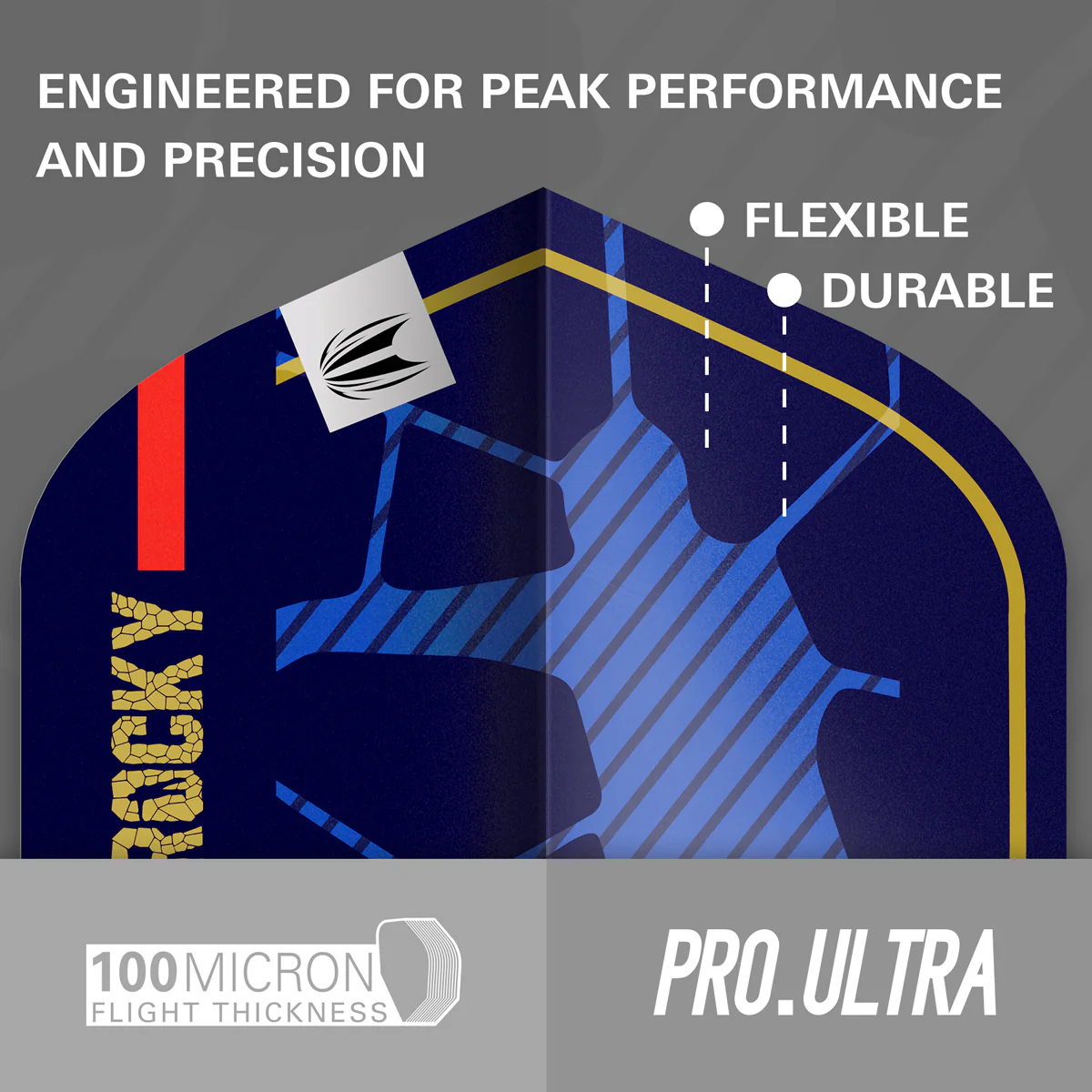 Josh Rock G1 Pro Ultra No.2 Target Flights - 9er Packung