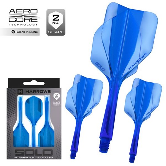 Harrows Solo Integrated Flight- Shaftsystem - No2 Standard - Blau