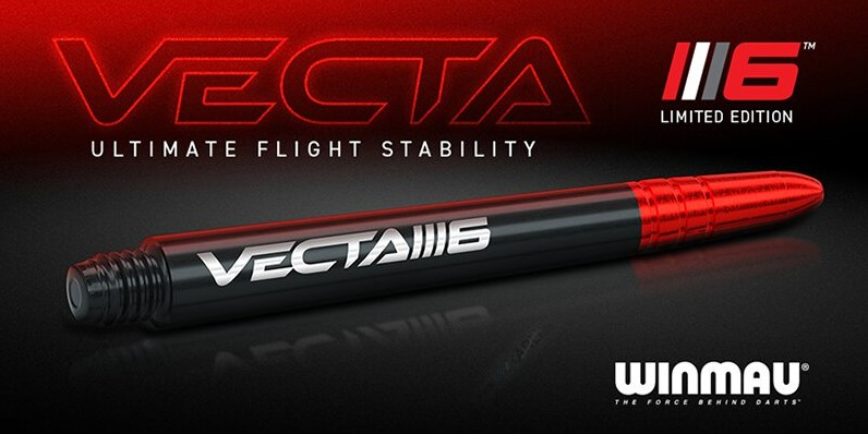 Vecta Blade 6 Winmau Dart Shafts - Black Red