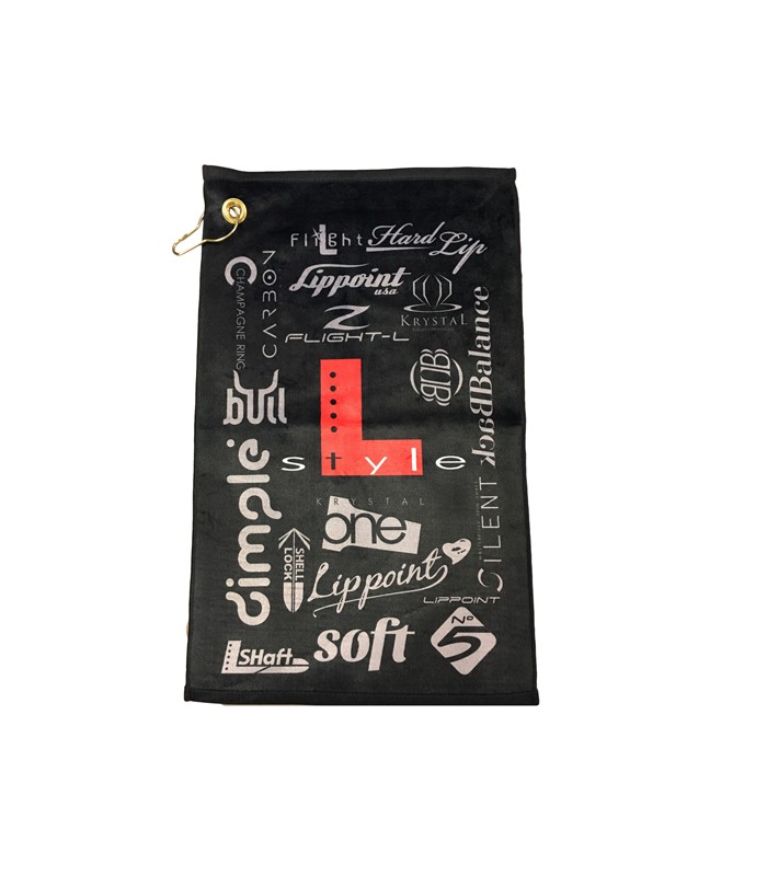 L-style Black Towel