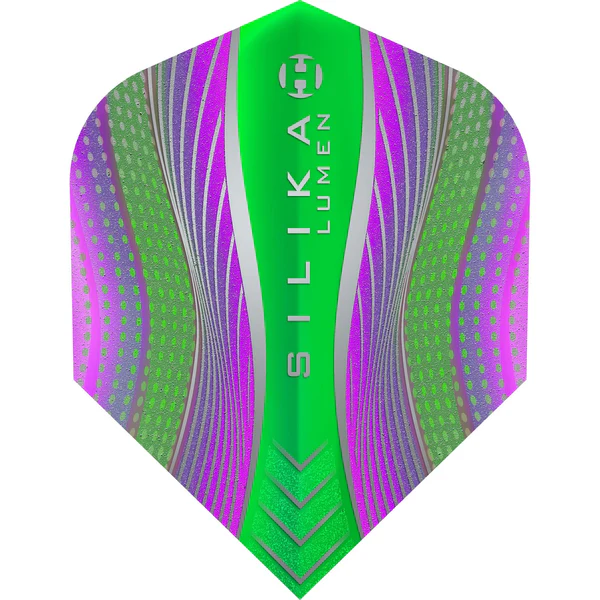 Harrows Silika Dart Flights No.6 - Purple/Green