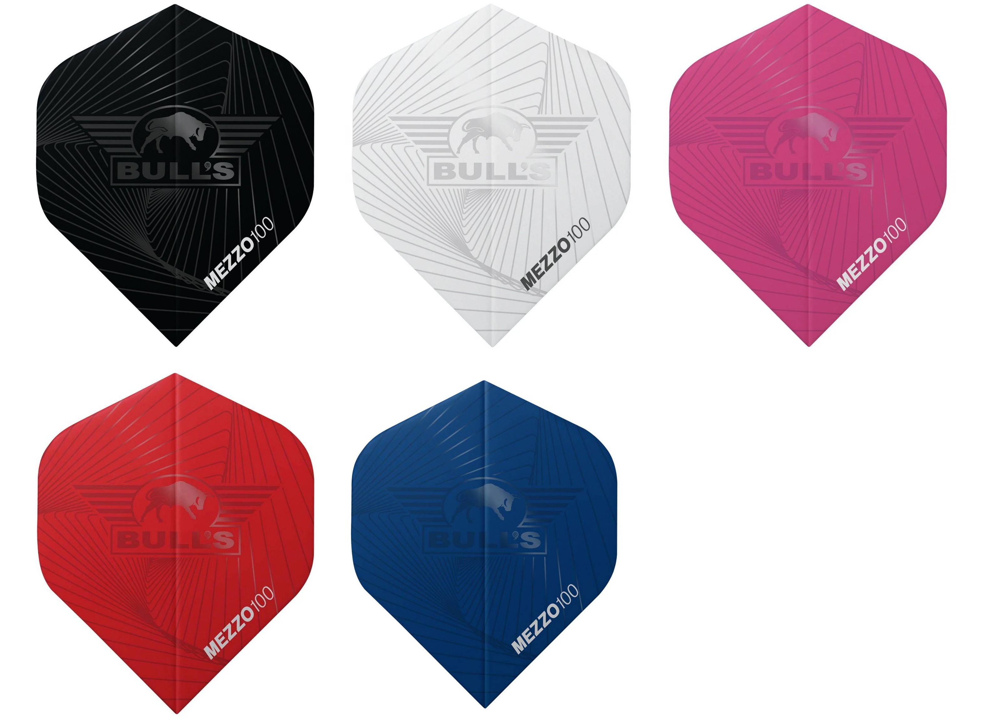 Bull's NL Mezzo 100 Dartflights No.2 Standard - 15 Stück
