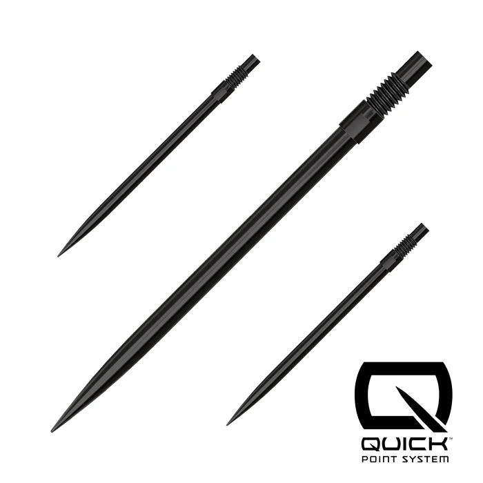 Harrows Quick Point Wechselspitzen - Dartspitzen - Black