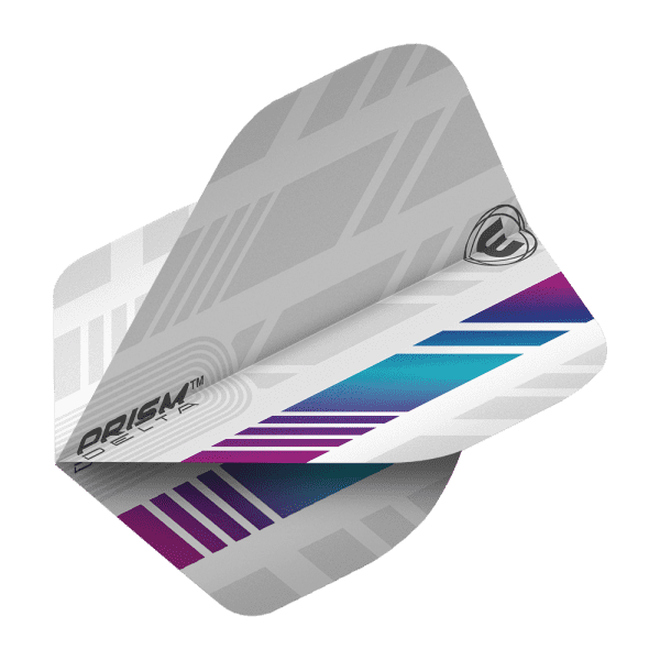 Prism Delta Winmau Dart Flights - Rainbow white