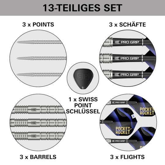 Target Justin Hood - 90% Tungsten - Swisspoint - Steeldart
