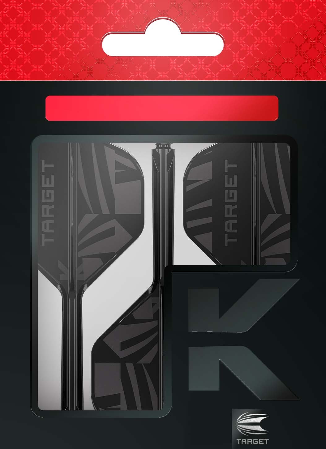 Target K-Flex No2 Logo Flight System - Black