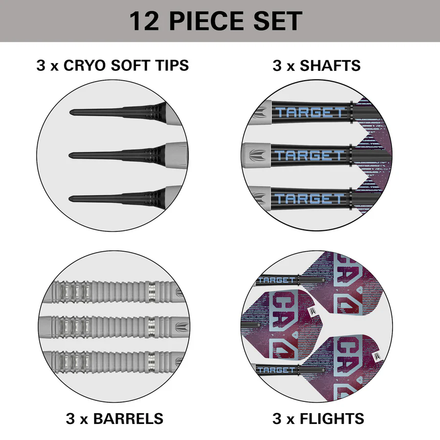 Target Cryo 13 Soft Tip Darts 90% Tungsten - Softdart