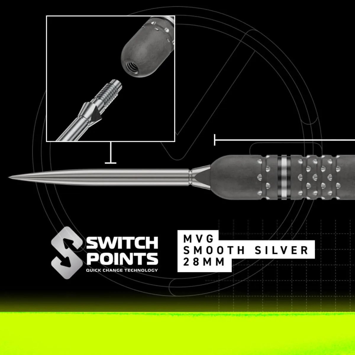 Michael van Gerwen TS Pro 90% - Winmau Switch Point - Steeldart
