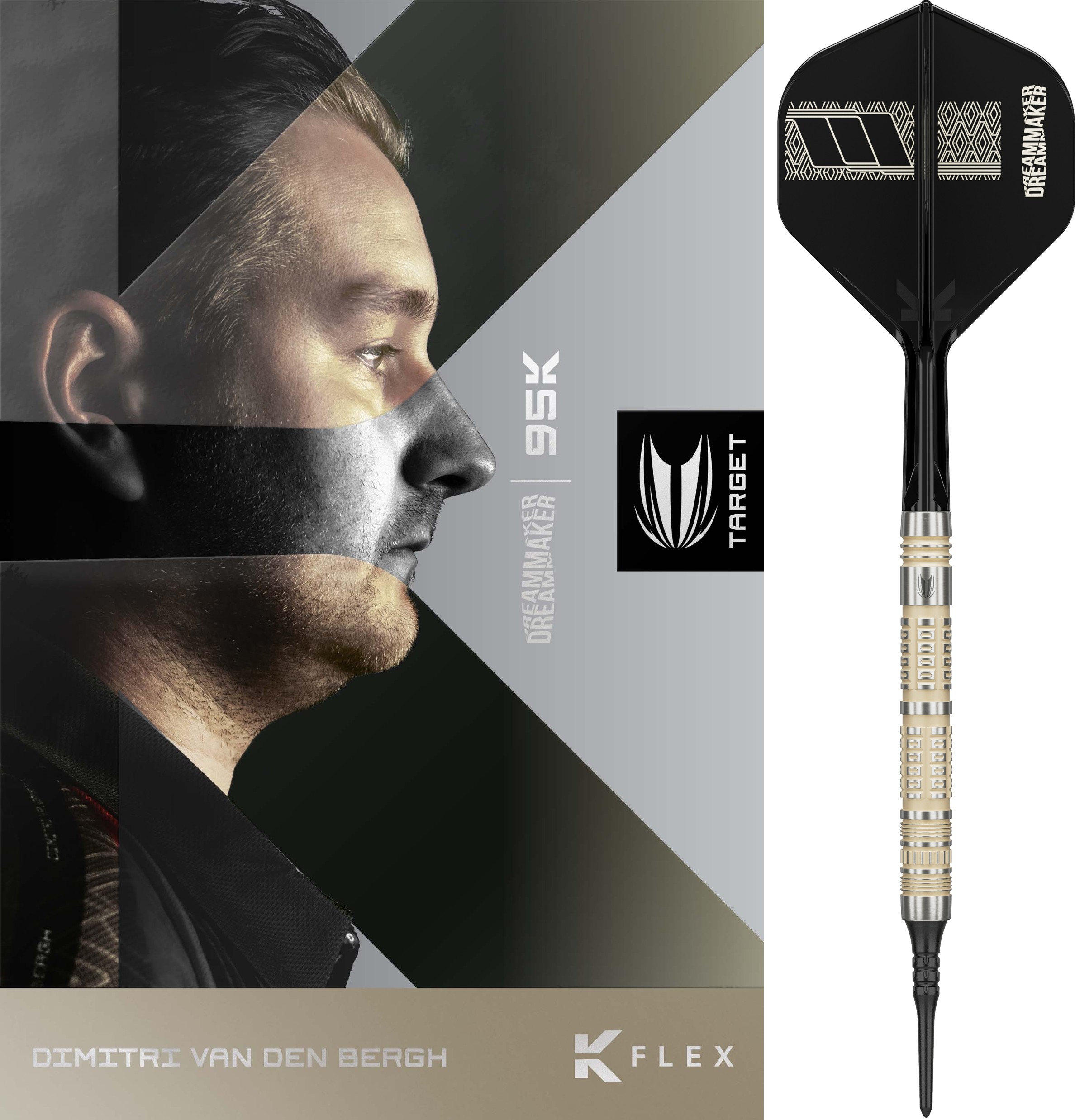 Dimitri van den Bergh 95K Target - Softdart