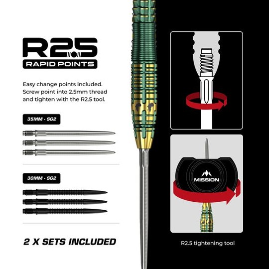 Devon Petersen - The African Warrior - Mission 95% Tungsten - Steeldart