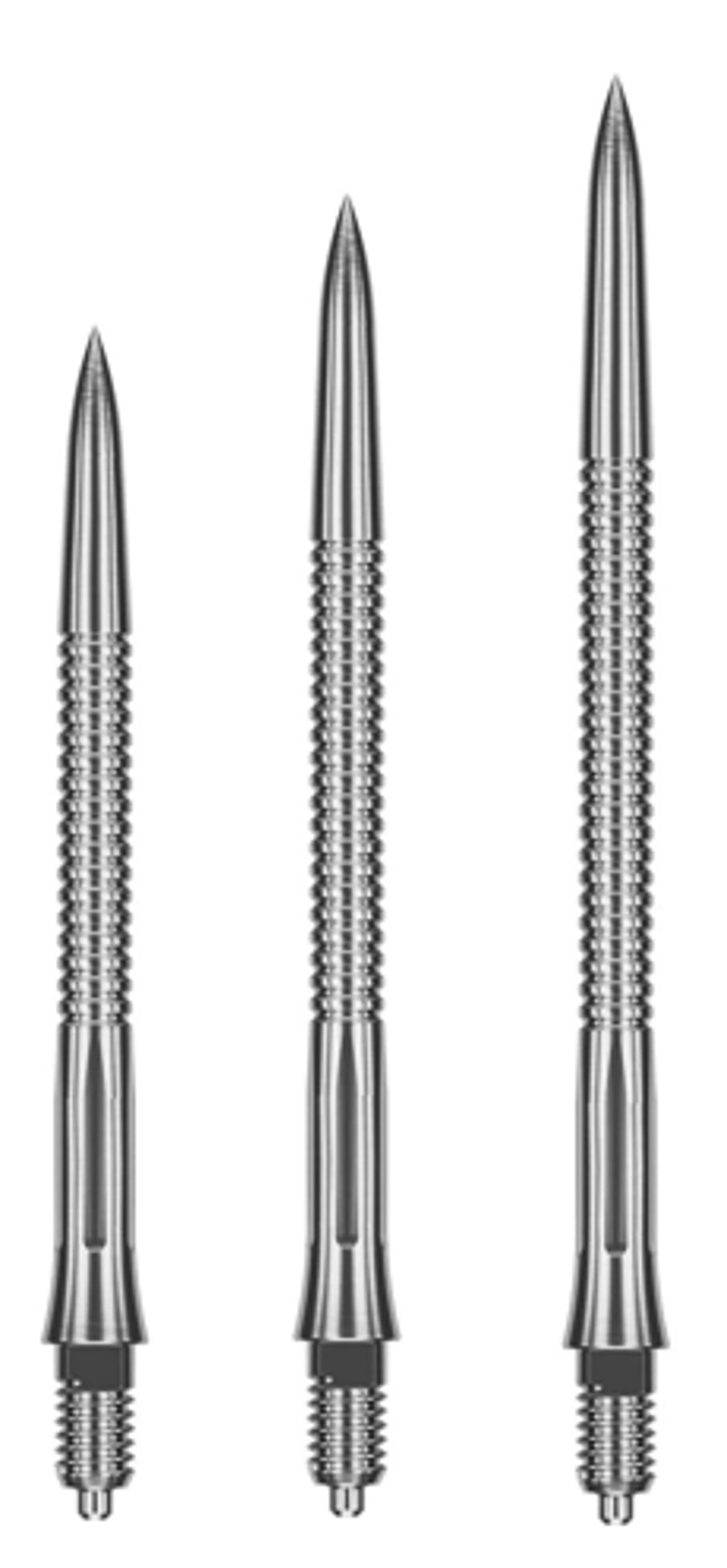 Caliburn EVO Dart Points - Grooved Wechselspitzen - Silver