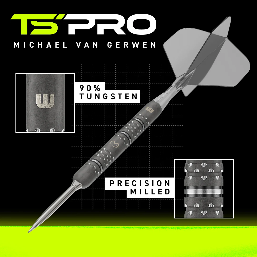 Michael van Gerwen TS Pro 90% - Winmau Switch Point - Steeldart