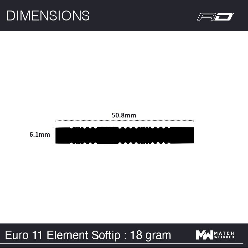 Peter Wright Snakebite Euro 11 Element - Softdart Peter Wright Snakebite Euro 11 Element - Softdart