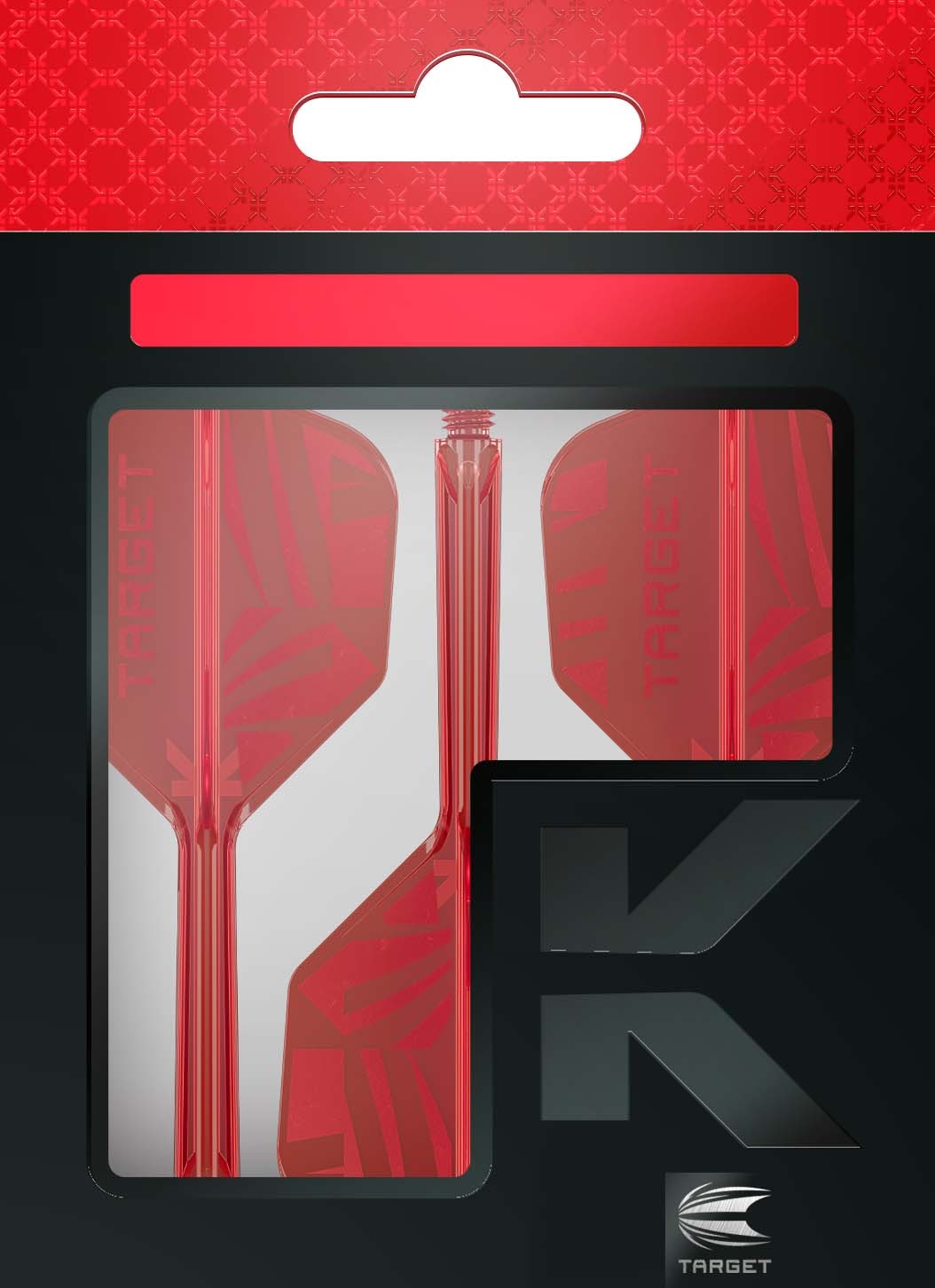 Target K-Flex No6 Logo Flight System - Red