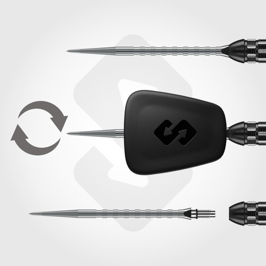Gian van Veen TS Pro 90% Switch Point Winmau - Steeldart