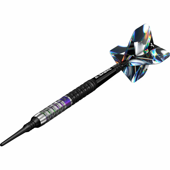 Mission Iridian - Black & Coral PVD - 90% Tungsten - Softdart