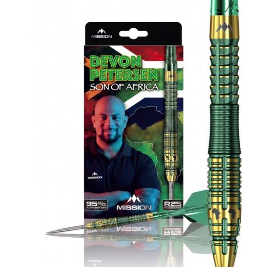 Devon Petersen - The African Warrior - Mission 95% Tungsten - Steeldart