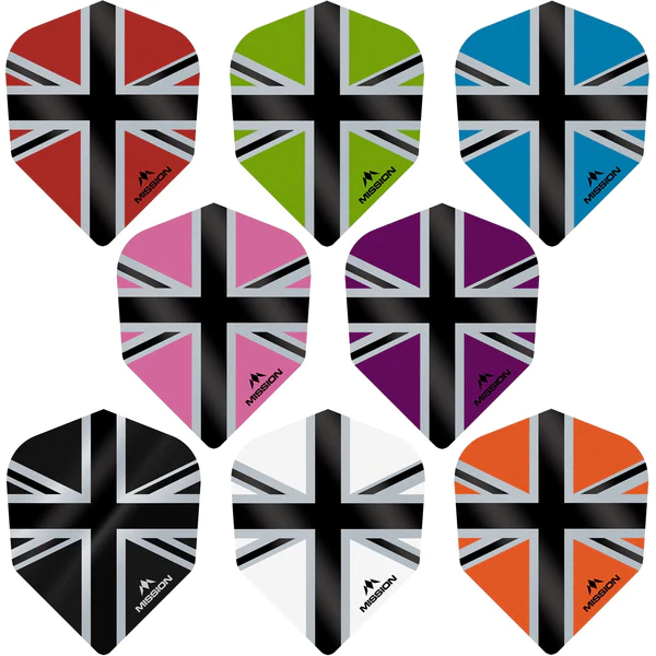 Mission Alliance-X Union Jack Dart Flights - No6 - blue/black