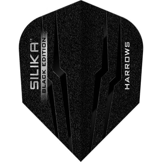 Harrows Silika Black Edition - Tough Crystalline Coated Flights - No6