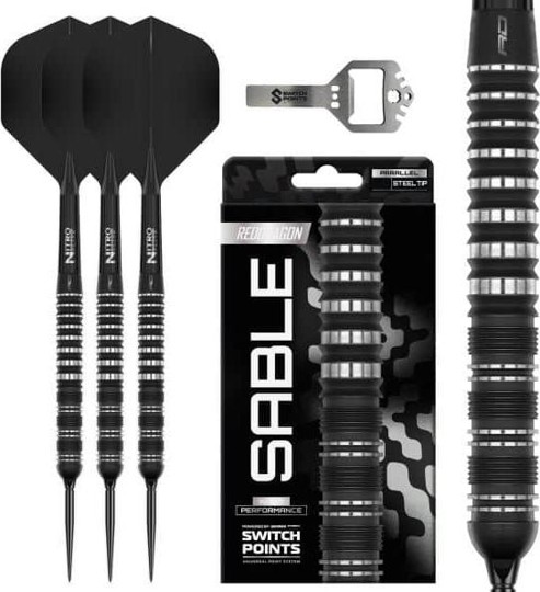 RedDragon - Sable Switch Point 90% Darts - Parallel - Steeldart