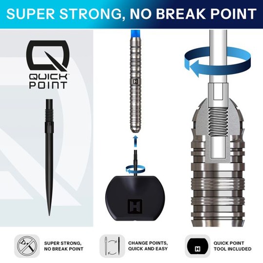 Harrows Flux QP - Quick Point - Steeldarts