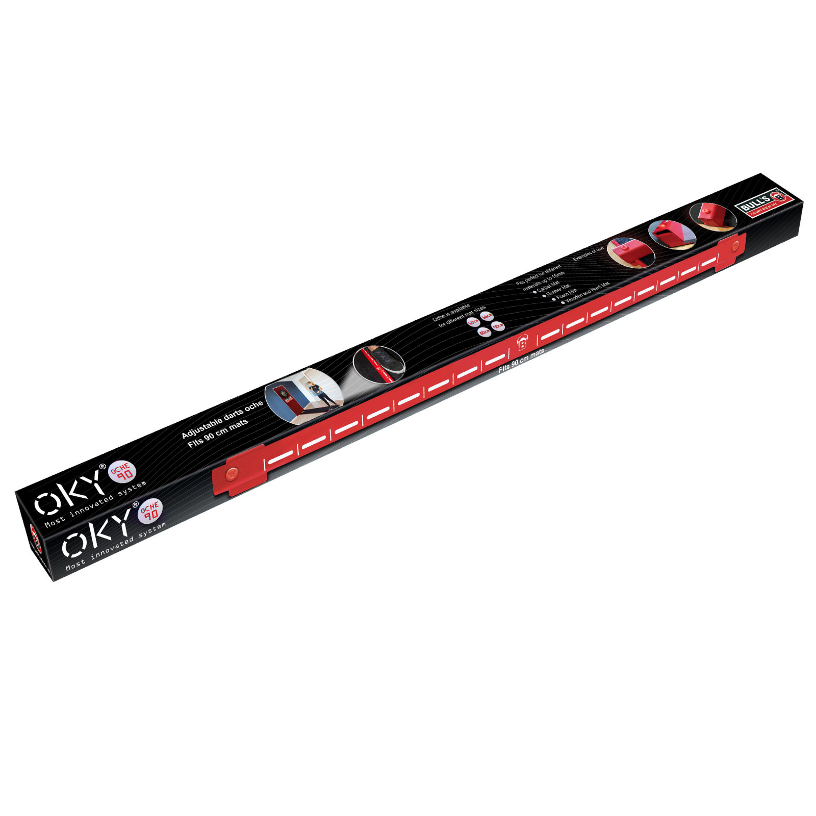 Oky System O90 Bull's - Red Raised Oche