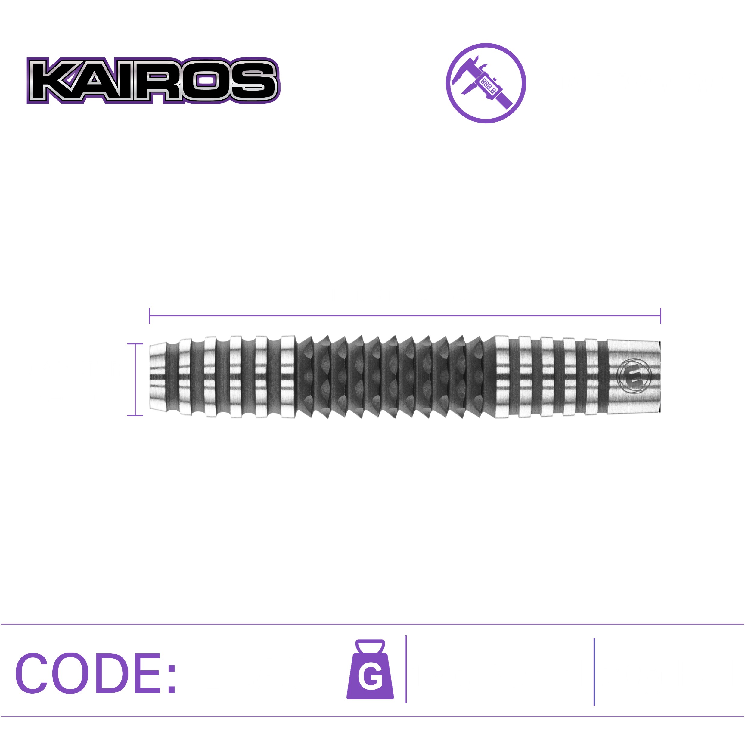 Winmau Kairos1 90% Tungsten - Softdart