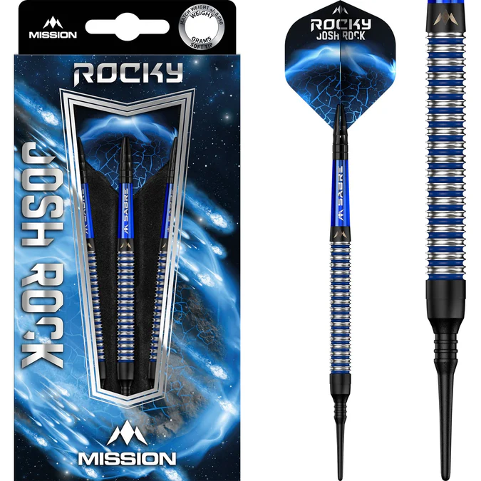 Josh Rock - Rocky Darts v2 - Mission 95% Tungsten - Softdart