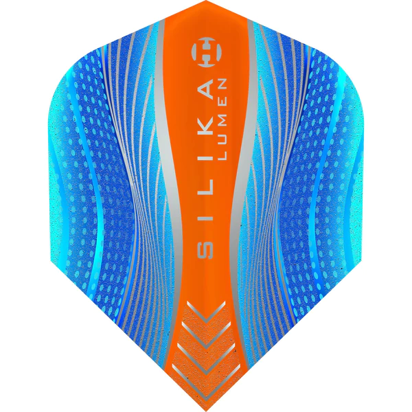 Harrows Silika Dart Flights No.6 - Blue/Orange