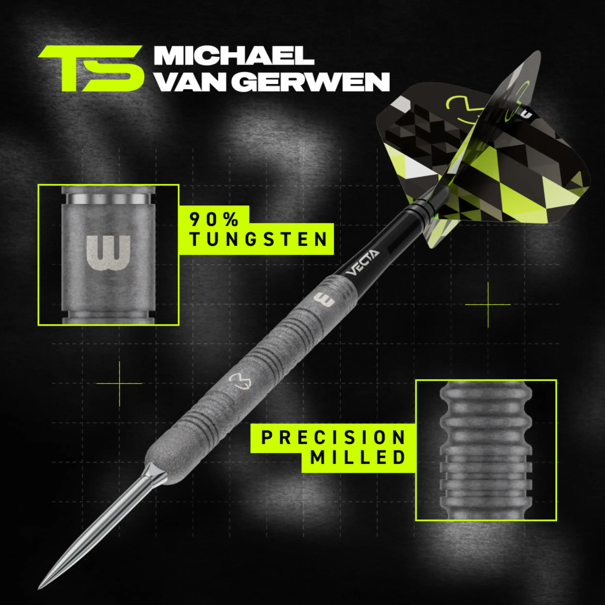 Michael van Gerwen TS 90% - Winmau Switch Point - Steeldart