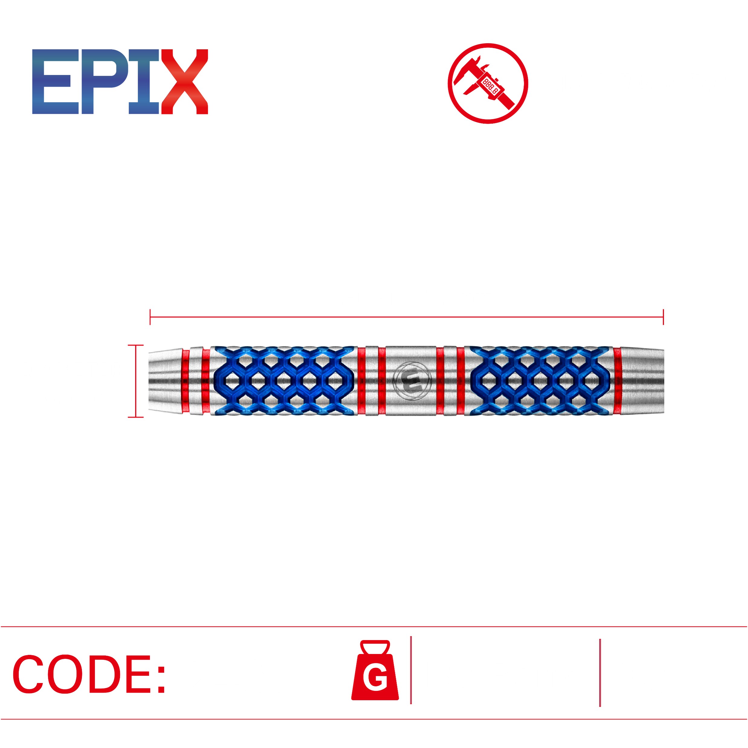 Winmau Epix 90% Tungsten - Softdart