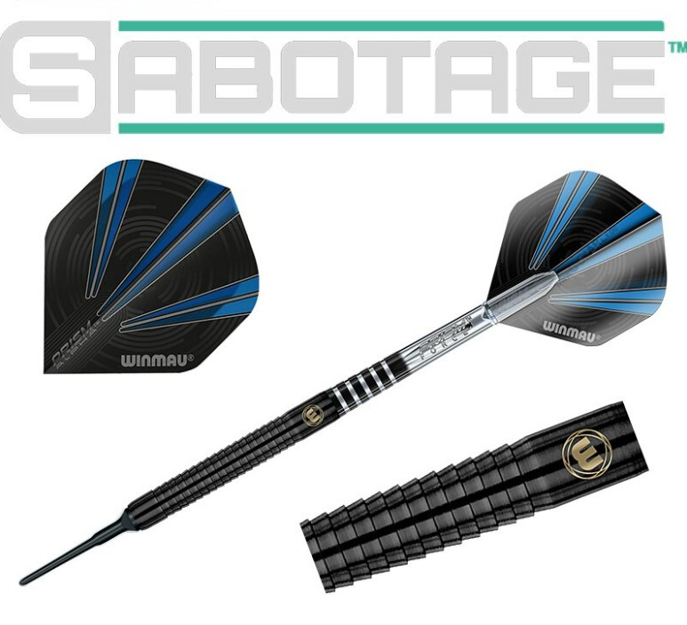 Sabotage Black Winmau - Softdart