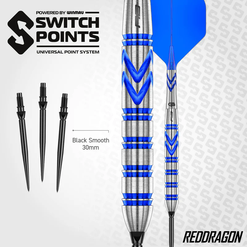 Gerwyn Price Iceman Blue - RedDragon Switch Wechselspitzen - Steeldart