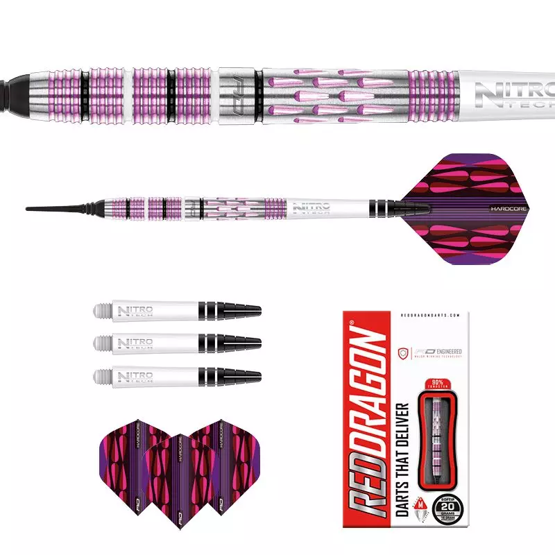 Artura 1 Shocking Pink RedDragon - Softdart