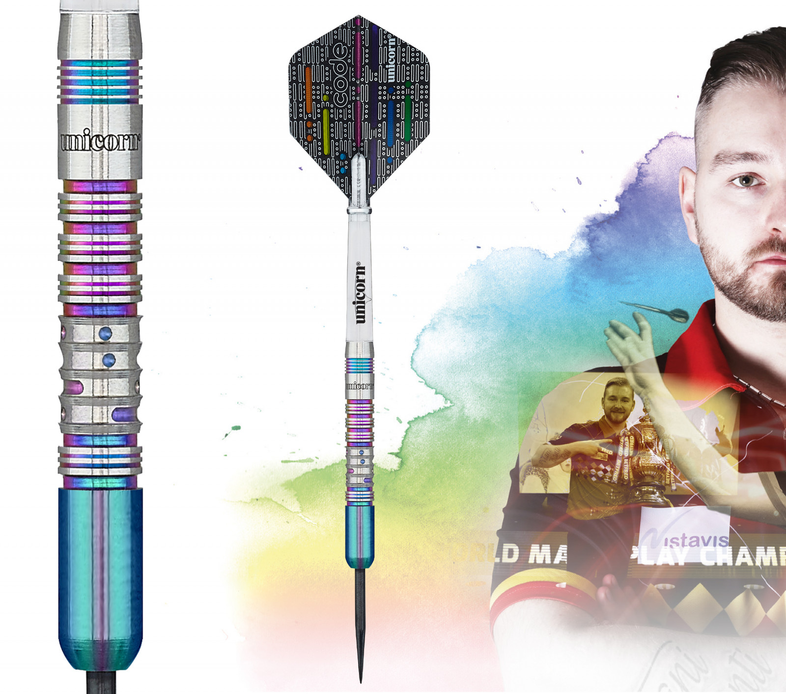 Dimitri van den Bergh Code Player Unicorn - Steeldart