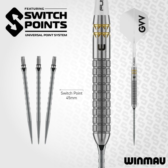 Gian van Veen W Max 90% Switch Point Winmau - Steeldart