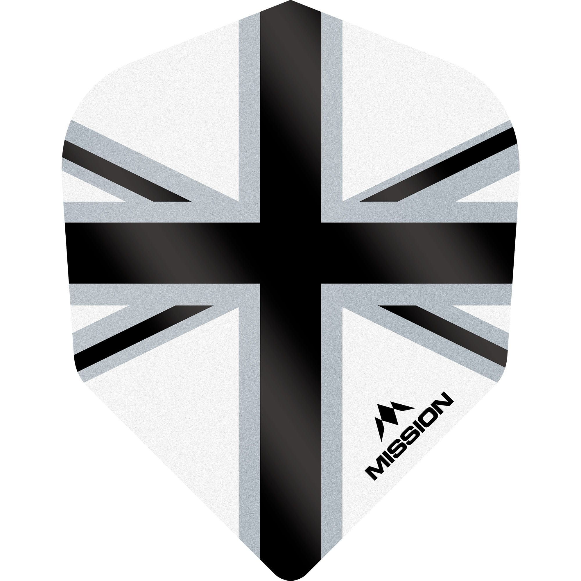 Mission Alliance-X Union Jack Dart Flights - No6 - white/black