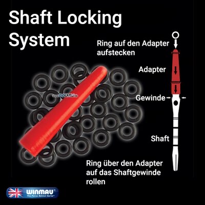 Winmau Shaft Locking System - O-Ringe