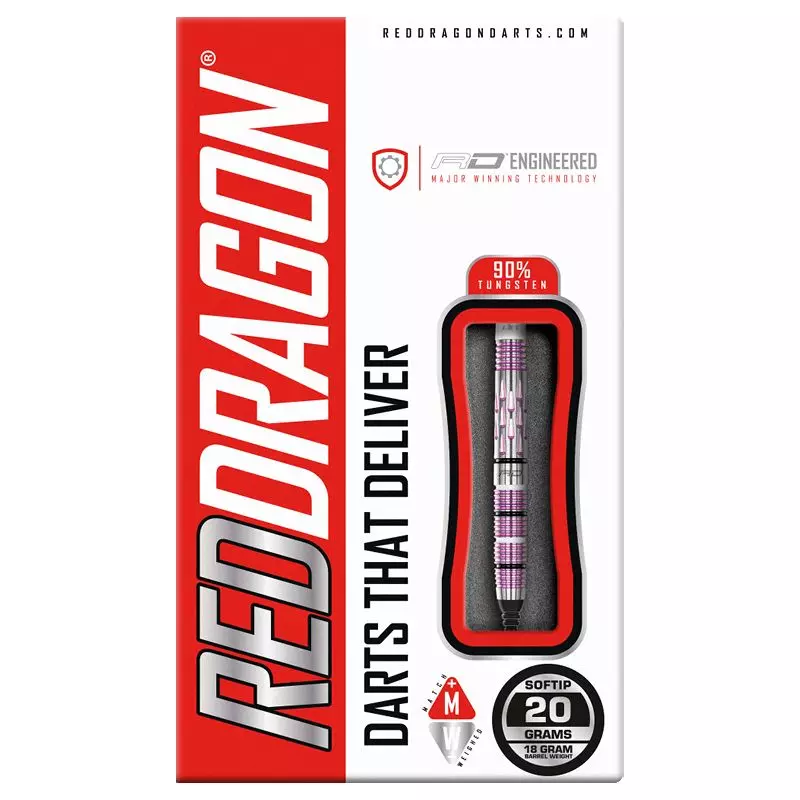 Artura 1 Shocking Pink RedDragon - Softdart