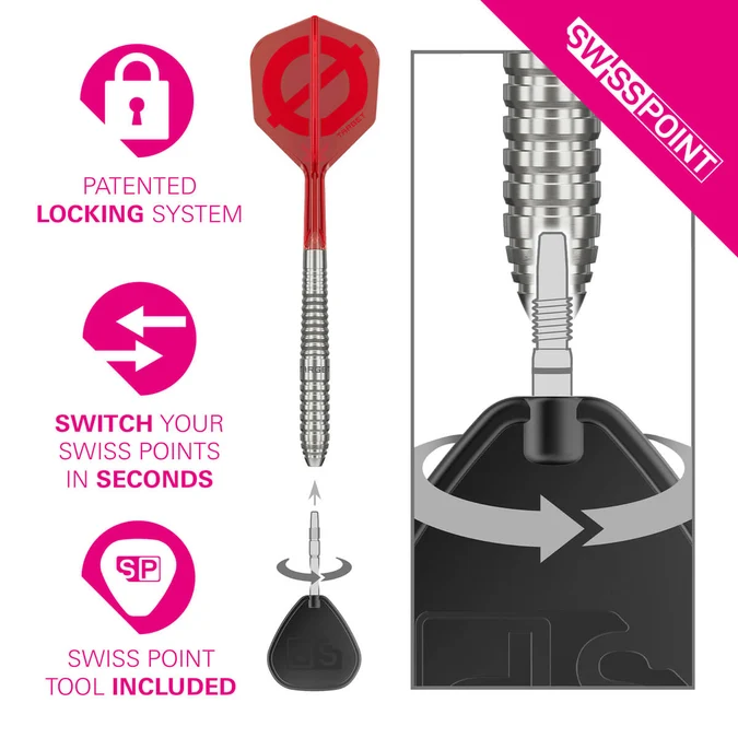 Target Group O 01 - Swisspoint mit K-Flex - Steeldart
