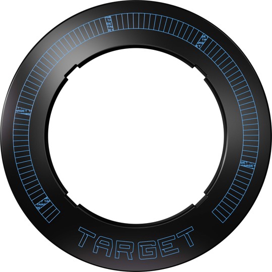 Target Corona Vision Notched Dartboard Surround mit LED Beleuchtung