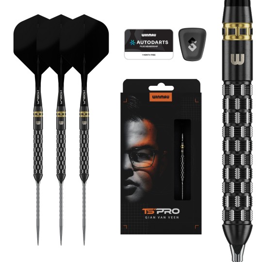 Gian van Veen TS Pro 90% Switch Point Winmau - Steeldart