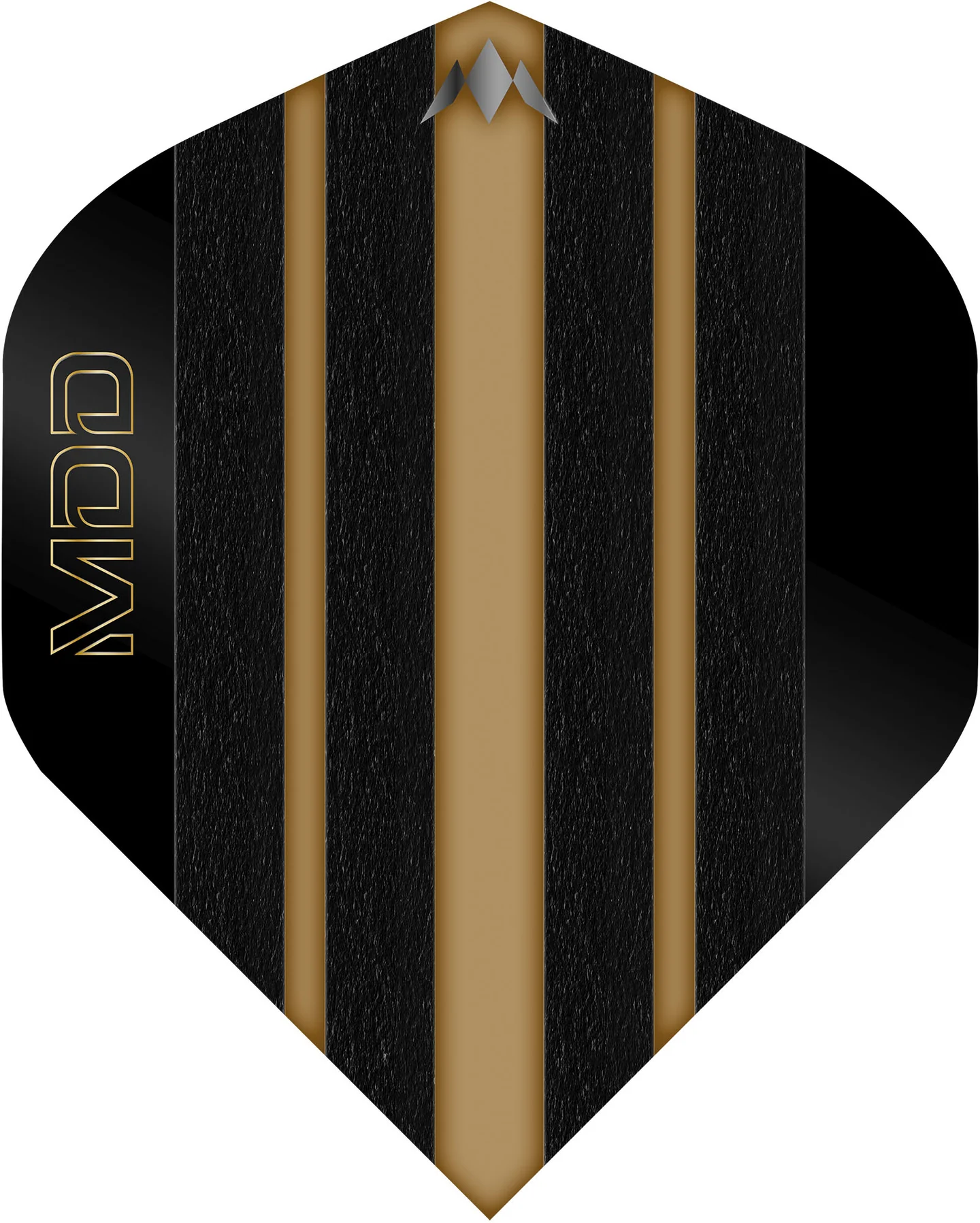 Mike De Decker Mission Dart Flights - Black/Gold - No2