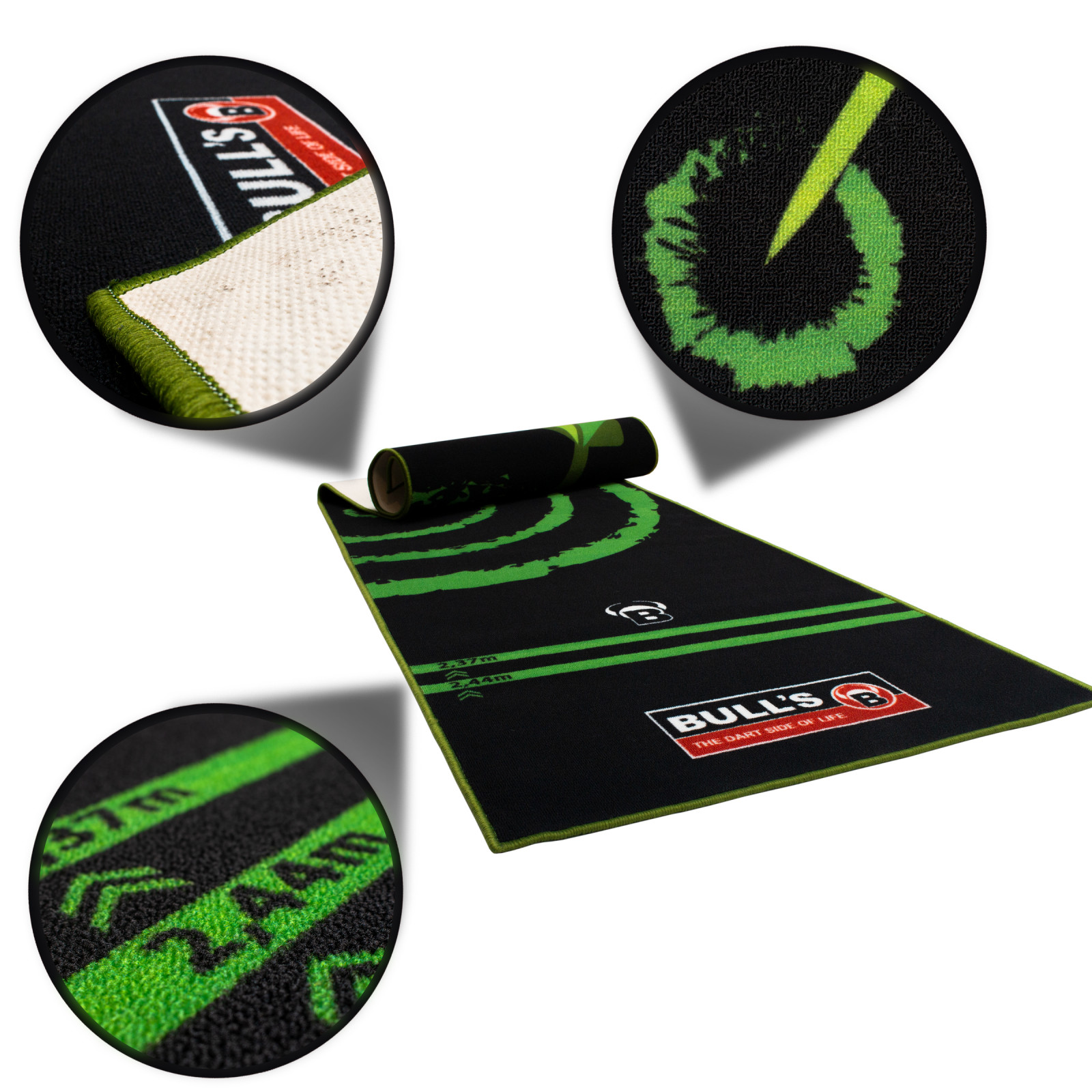 Bull's Carpet Mat "140" Dartmatte - Green