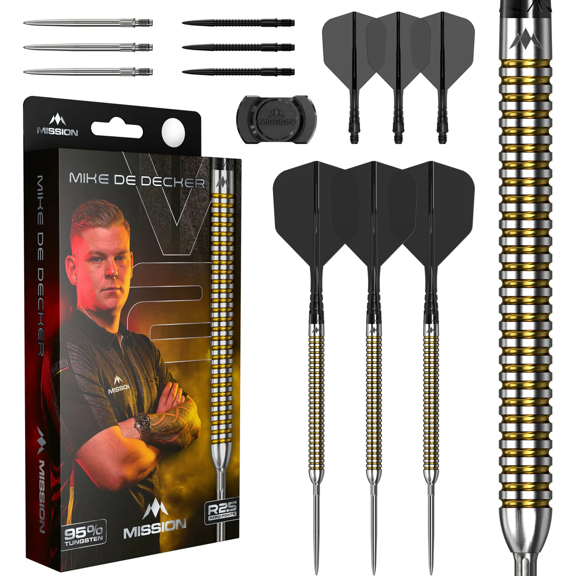 Mike De Decker Mission V2 - R2.5 - 95% Tungsten - Steeldart