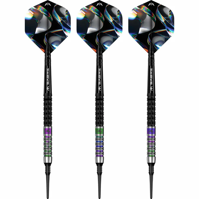 Mission Iridian - Black & Coral PVD - 90% Tungsten - Softdart