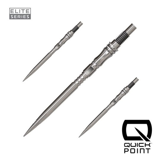 Harrows Apex Axis - Quick Points - QP Steeldartspitzen - Silber