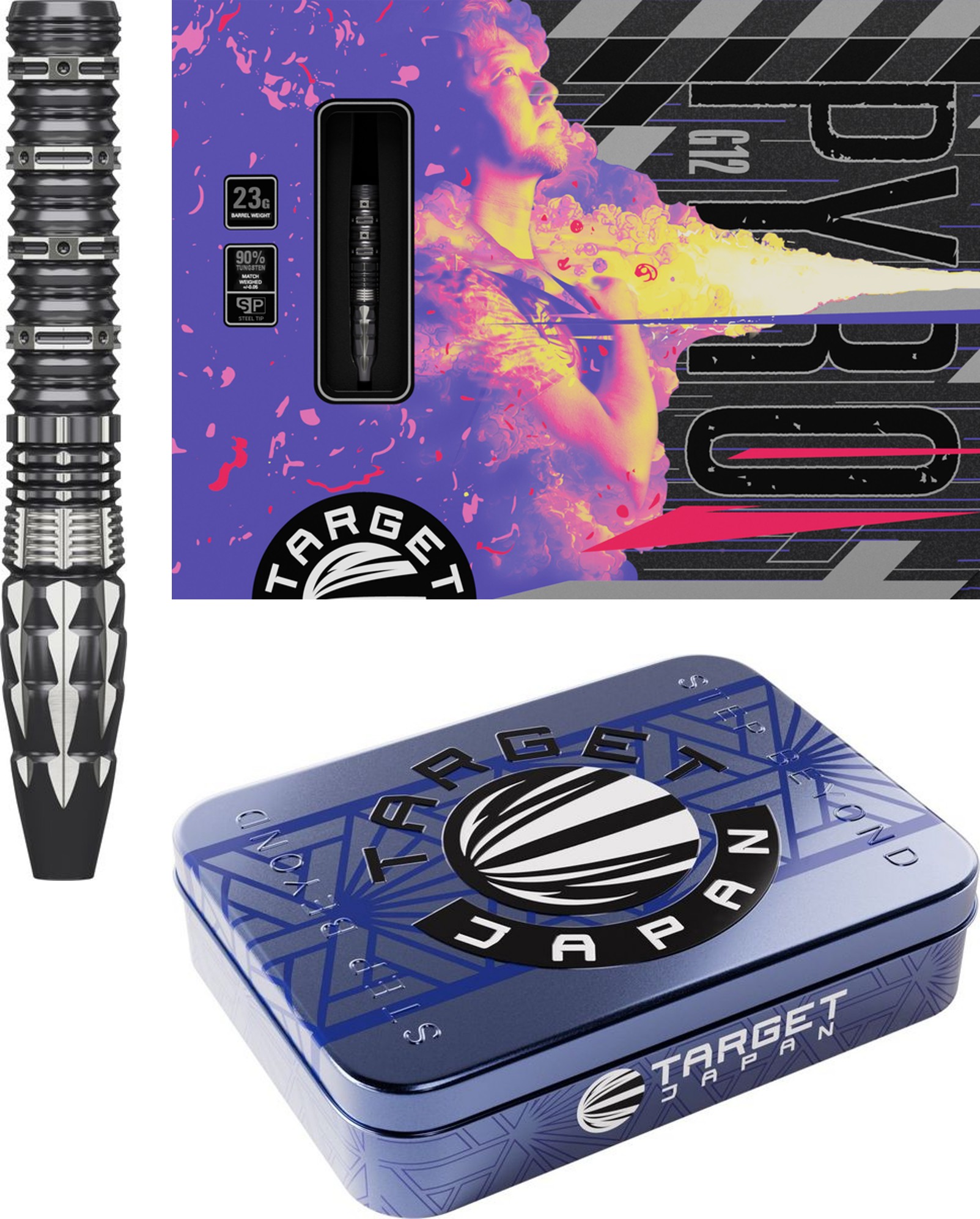 Pyro Gen12 Swiss Point Target Japan 90% - Steeldart